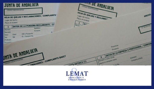Novedades en las hojas de quejas y reclamaciones en Andalucía