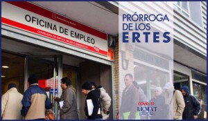 Prórroga de los ERTES en España - COVID-19