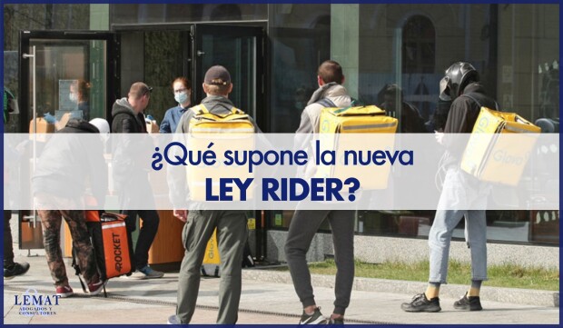 Qué supondrá la conocida como "Ley Rider"?